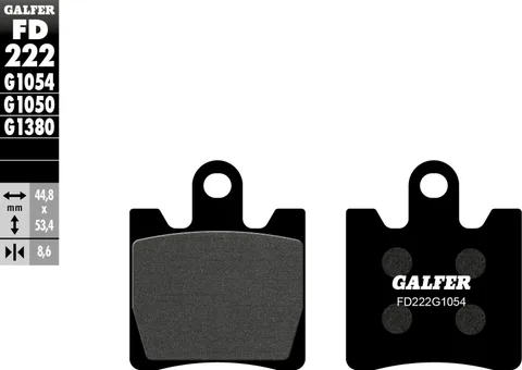 Pastillas Galfer FD222G1054 Semi Metal
