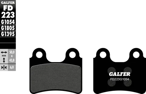 Pastillas Galfer FD223G1054 Semi Metal