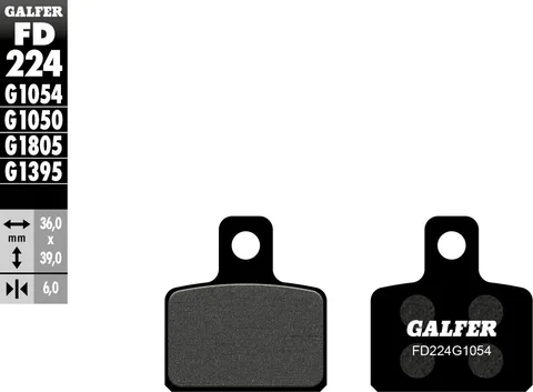 Pastillas Galfer FD224G1054 Semi Metal