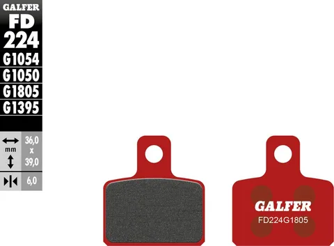 Pastillas Galfer FD224G1805 Trial Top