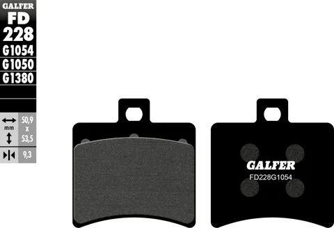 Pastillas Galfer FD228G1054 Semi Metal