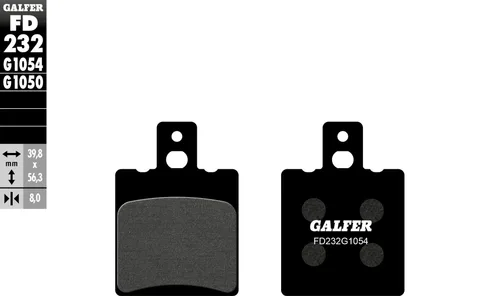 Pastillas Galfer FD232G1054 Semi Metal
