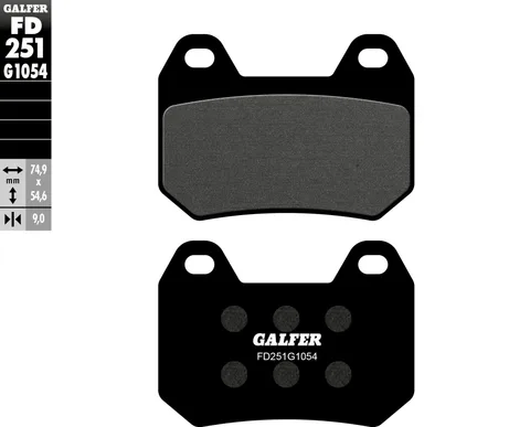 Pastillas Galfer FD251G1054 Semi Metal