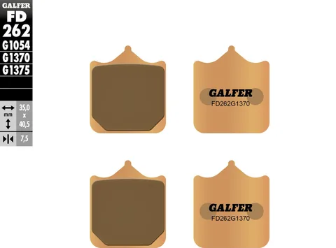 Pastillas Galfer FD262G1370 Sinter Street