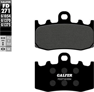 Pastillas Galfer FD271G1054 Semi Metal