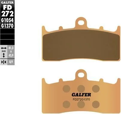 Pastillas Galfer FD272G1370 Sinter Street