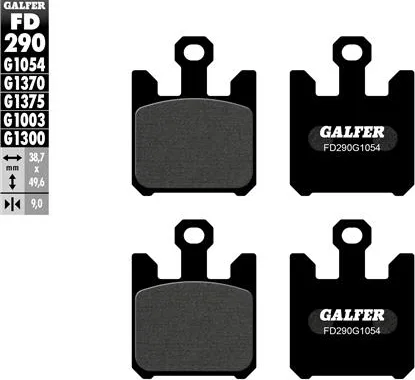 Pastillas Galfer FD290G1054 semi metal