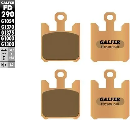 Pastillas Galfer FD290G1370 sinter street