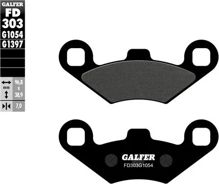 Pastillas Galfer FD303G1054 semi metal