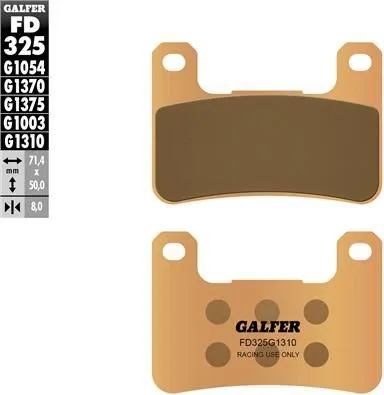 Pastillas Galfer FD325G1310 sinter racing