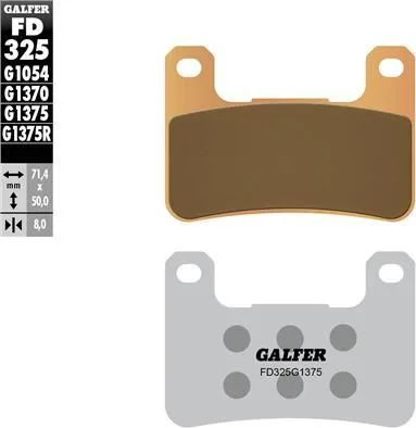 Pastillas Galfer FD325G1375 sinter sport