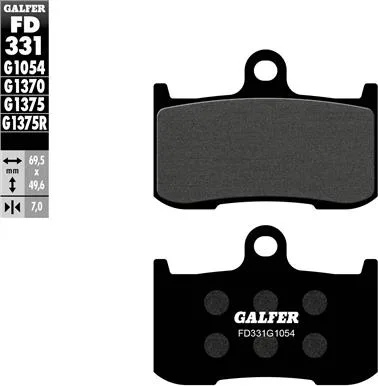 Pastillas Galfer FD331G1054 semi metal