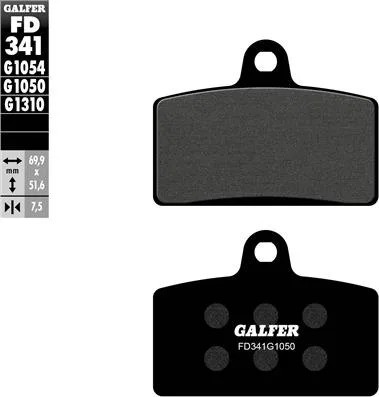 Pastillas Galfer FD341G1054 Semi Metal