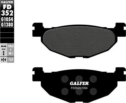 Pastillas Galfer FD352G1054 Semi Metal