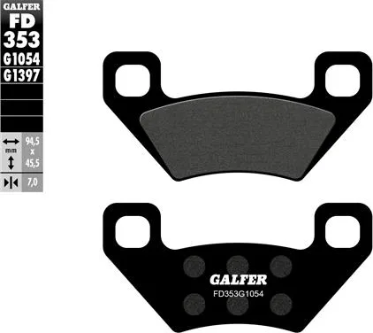 Pastillas Galfer FD353G1054 Semi Metal