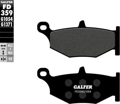 Pastillas Galfer FD359G1054 Semi Metal