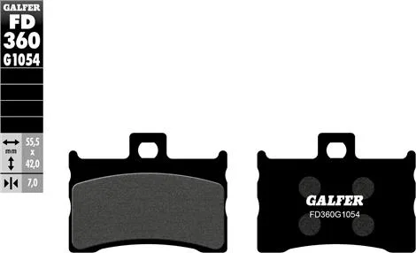 Pastillas Galfer FD360G1054 Semi Metal