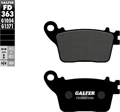 Pastillas Galfer FD363G1054 Semi Metal