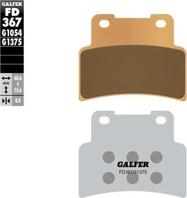Pastillas Galfer FD367G1375 Sinter Sport
