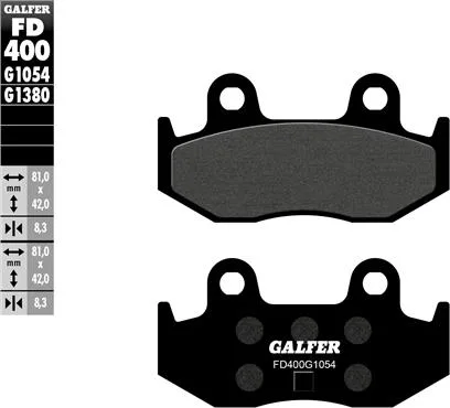 Pastillas Galfer FD400G1054 Semi Metal