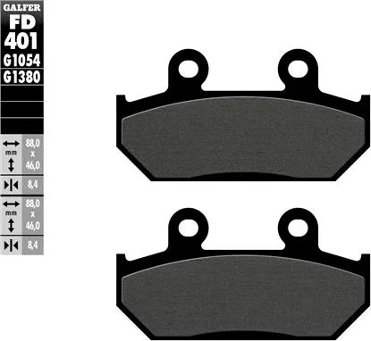 Pastillas Galfer FD401G1054 Semi Metal