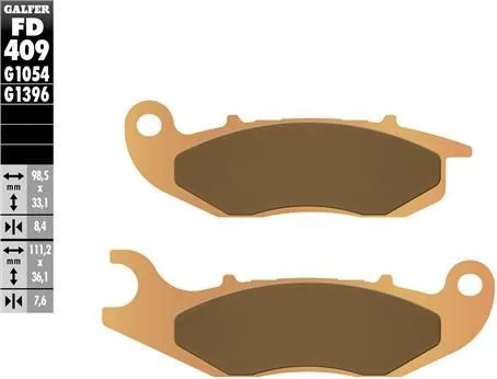 Pastillas Galfer FD409G1396 Sinter Offroad