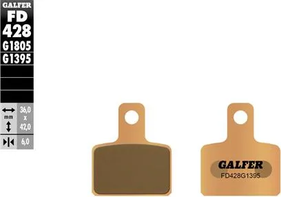 Pastillas Galfer FD428G1805 Trial Top