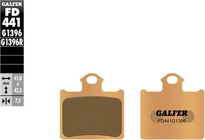 Pastillas Galfer FD441G1396 Sinter Offroad