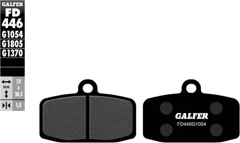 Pastillas Galfer FD446G1054 Semi Metal