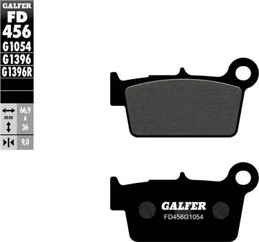 Pastillas Galfer FD456G1054 Semi Metal