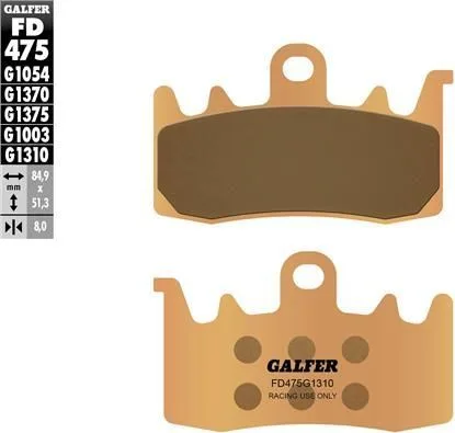 Pastillas Galfer FD475G1310 Sinter Racing