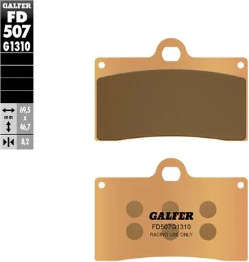 Pastillas Galfer FD507G1310 Sinter Racing