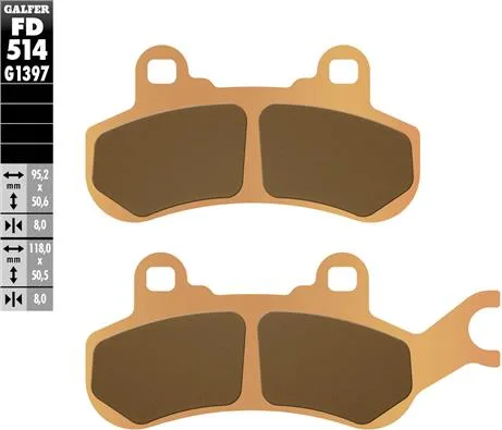 Pastillas Galfer FD514G1397 Sinter Offroad Can