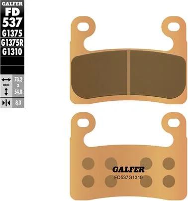 Pastillas Galfer FD537G1375 Sinter Sport