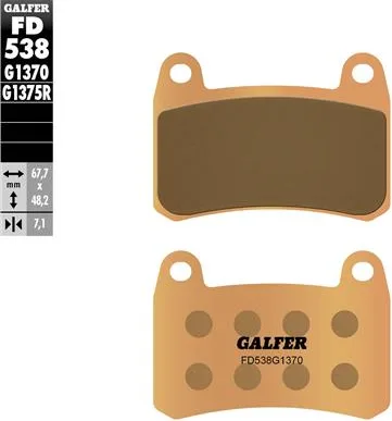 Pastillas Galfer FD538G1370 Sinter Street