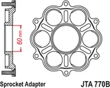 JT Sprockets Soporte corona JT Sprockets 770B.AL JTA770B, foto 2