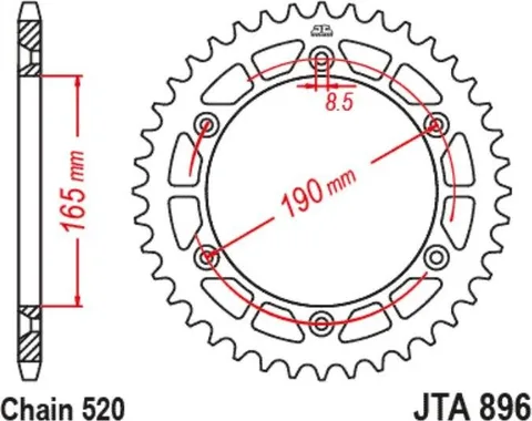 KTM AL125END(88 90) 500SX-MX(85-94)(C-520)