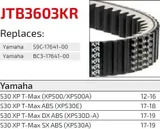JT Sprockets Correa variador JT Sprockets Kevlar JTB3603KR Yamaha 530 T-Max 12-14, foto 2