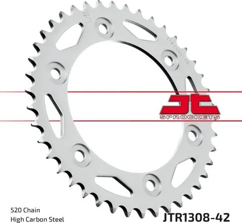 Corona JT Sprockets JTR1308.42 acero, 42 dientes, paso 520