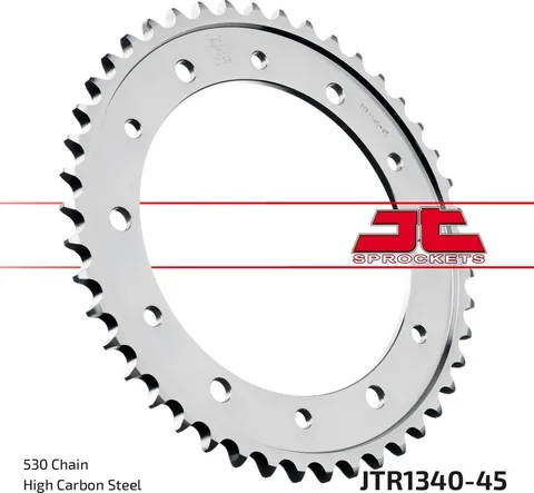 Corona JT Sprockets JTR1340.45 acero, 45 dientes, paso 530