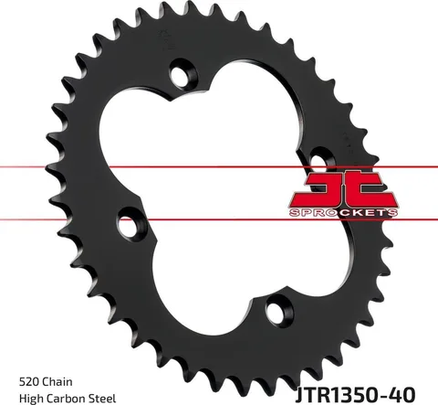 Corona JT Sprockets JTR1350.40 acero, 40 dientes, paso 520
