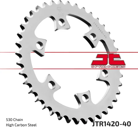 Corona JT Sprockets JTR1420.40 acero, 40 dientes, paso 530