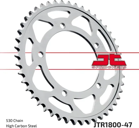 Corona JT Sprockets JTR1800.47 acero, 47 dientes, paso 530