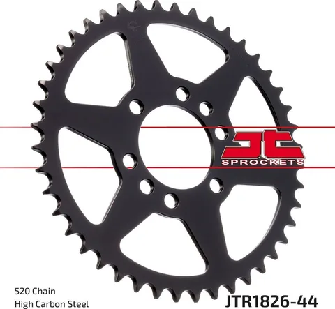 Corona JT Sprockets JTR1826.44 acero, 44 dientes, paso 520