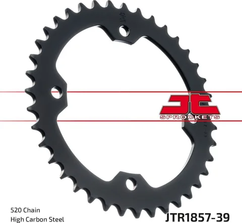 Corona JT Sprockets JTR1857.39 acero, 39 dientes, paso 520