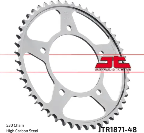 Corona JT Sprockets JTR1871.48 acero, 48 dientes, paso 530