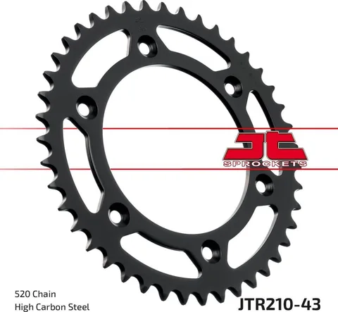 Corona JT Sprockets JTR210.43 acero, 43 dientes, paso 520