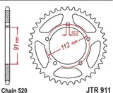 JT Sprockets Corona Zontes 46 th P 520 JT Sprockets JTR911.46, foto 2