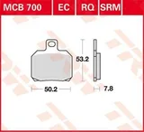 TRW Pastillas de freno moto TRW MCB700EC, orgánico, foto 2