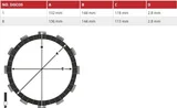 TRW Juego multidiscos de embrague TRW MCC354-9 para Suzuki GSX-R 600 /K8/K9/L0, foto 2